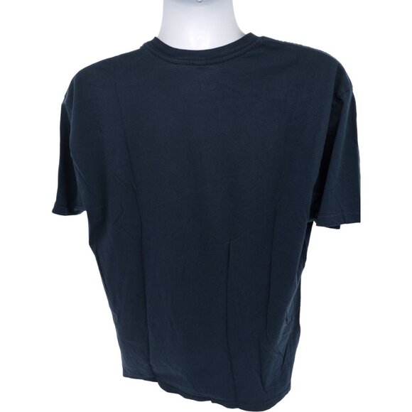 SHAUN OF THE DEAD Zombie Horror Comedy Movie TSHIRT Mens 2XL Navy Short Sleeve - Picture 4 of 9